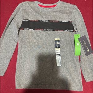 U.S. Polo Assn. Long Sleeve T-Shirt Kids Size S(6-7) New w/tags